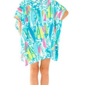 Lilly Pulitzer Kids Swim Coverup - Blue, Pink, Yellow